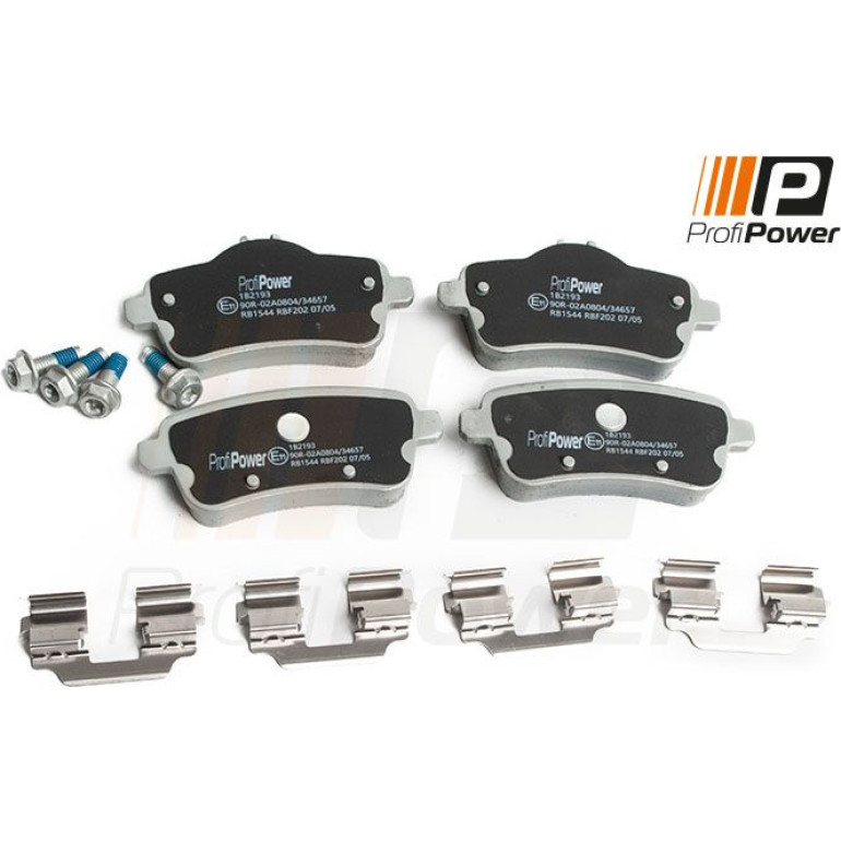 PROFIPOWER Bremsbelagsatz, Scheibenbremse 1B2193 PROFIPOWER Bremsbelagsatz, Scheibenbremse 1B2193