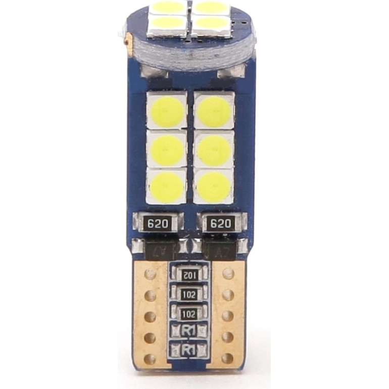 LED Glassockel W5W W2,1x9,5d 16x 3030 SMD Weiß T10 Canbus LED Glassockel W5W W2,1x9,5d 16x 3030 SMD Weiß T10 Canbus