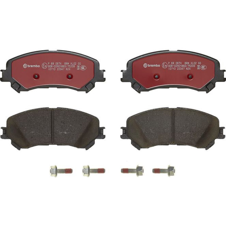 BREMBO Bremsklötze VA P 68 067X BREMBO Bremsklötze VA P 68 067X