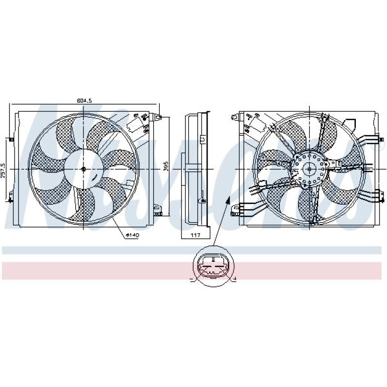 Kühlerlüfter PKW 850050