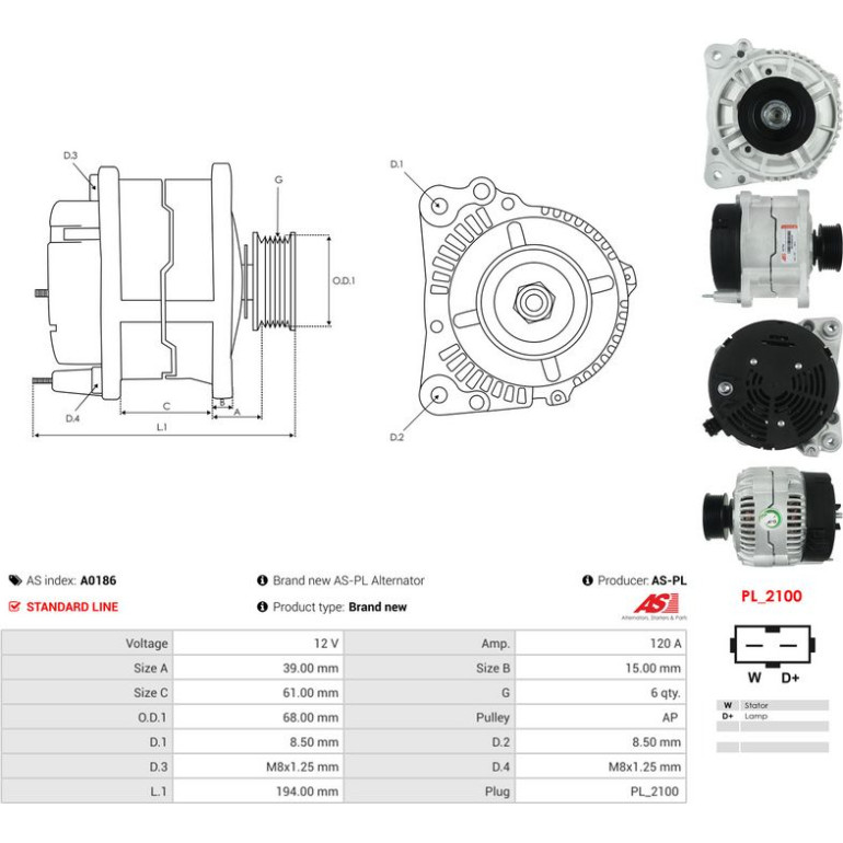 Generator A0186 Generator A0186