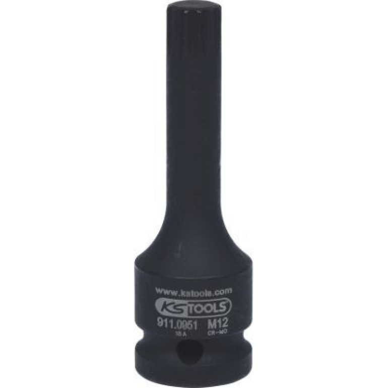 KS TOOLS Kraftstecknuss mit Vielzahn-Schraubenbit (XZN®), lang 911.0951 KS TOOLS Kraftstecknuss mit Vielzahn-Schraubenbit (XZN®), lang 911.0951
