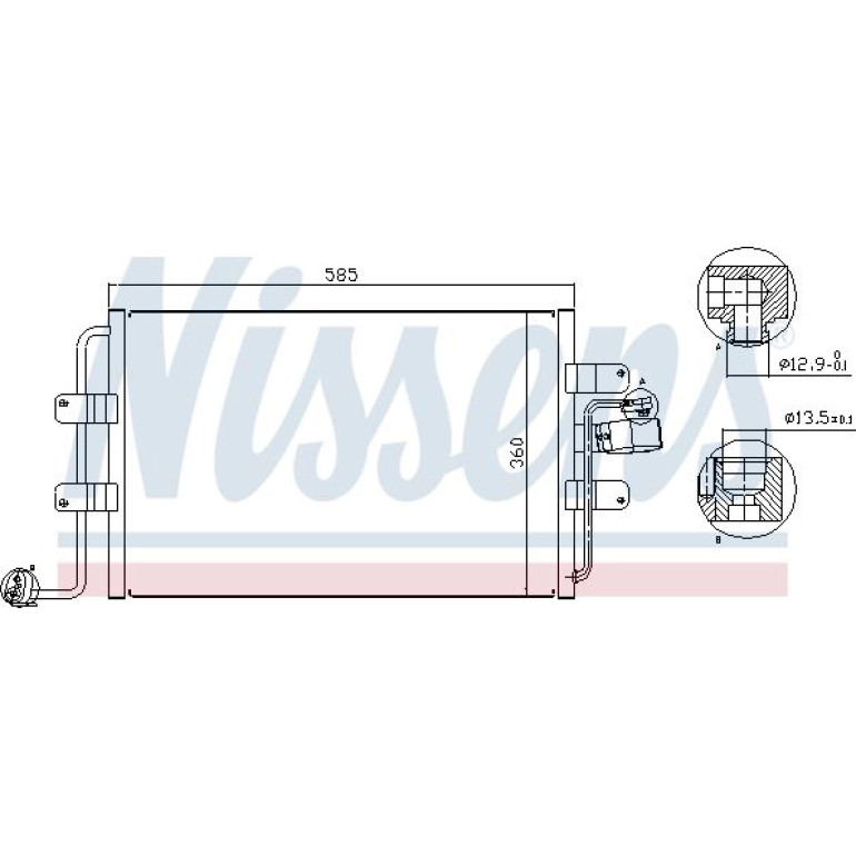 Kondensator PKW 94522 Kondensator PKW 94522