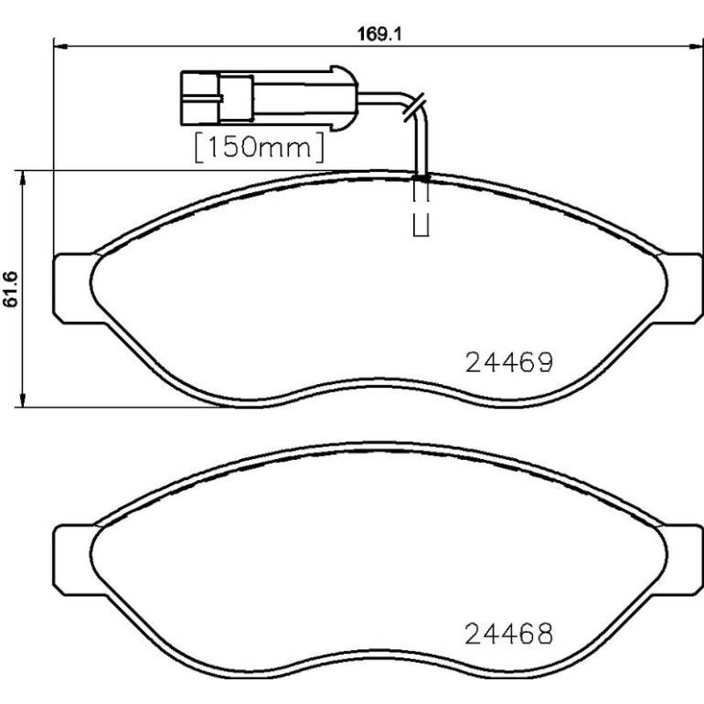 BREMBO Bremsklötze VA P 23 143 BREMBO Bremsklötze VA P 23 143