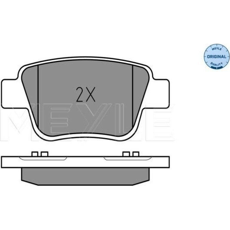 Bremsbelagsatz Toyota T. Avensis 03- Mit Sensor 025 236 2016/W Bremsbelagsatz Toyota T. Avensis 03- Mit Sensor 025 236 2016/W