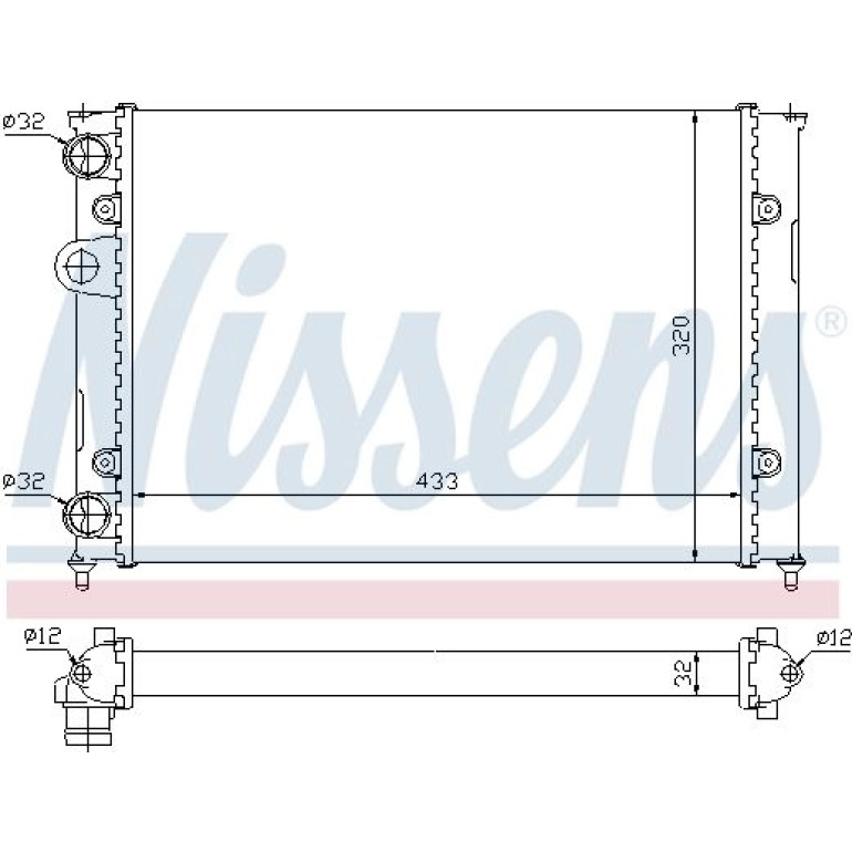 Wasserkühler PKW 651851 Wasserkühler PKW 651851