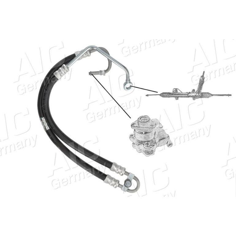 Hydraulikschlauch, Lenkung 57681 Hydraulikschlauch, Lenkung 57681
