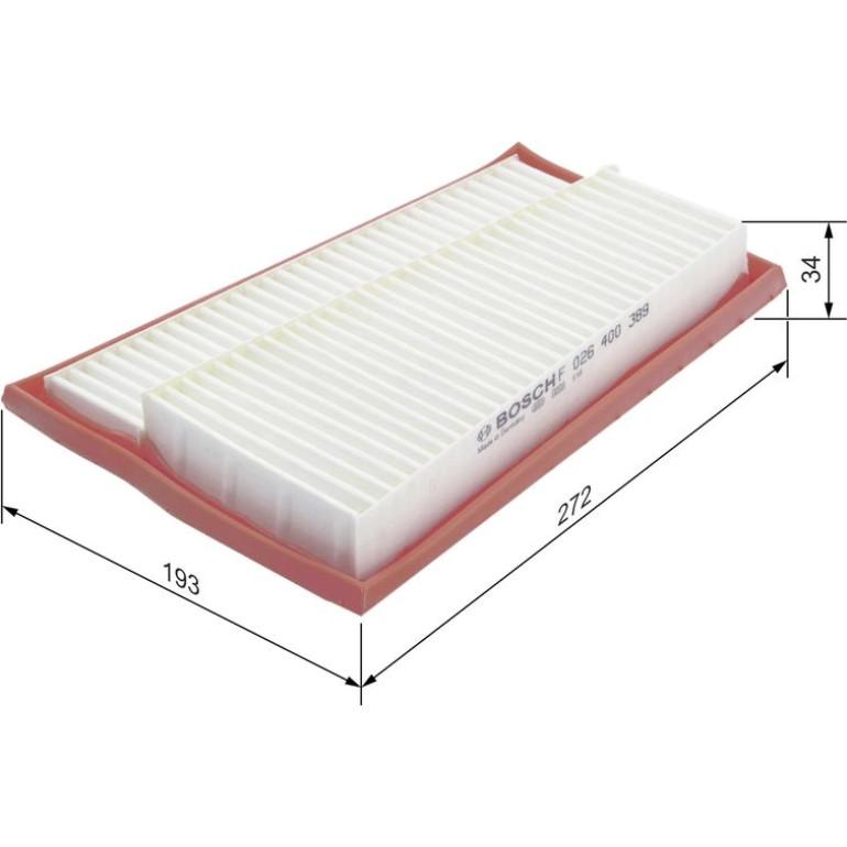 Luftfilter F 026 400 389 Luftfilter F 026 400 389