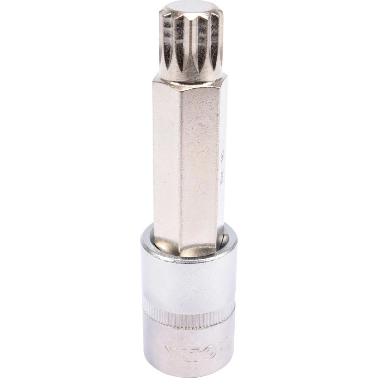 Biteinsatz Innenvielzahn Spline 1/2 M16 L100Mm YT-04356 Biteinsatz Innenvielzahn Spline 1/2 M16 L100Mm YT-04356