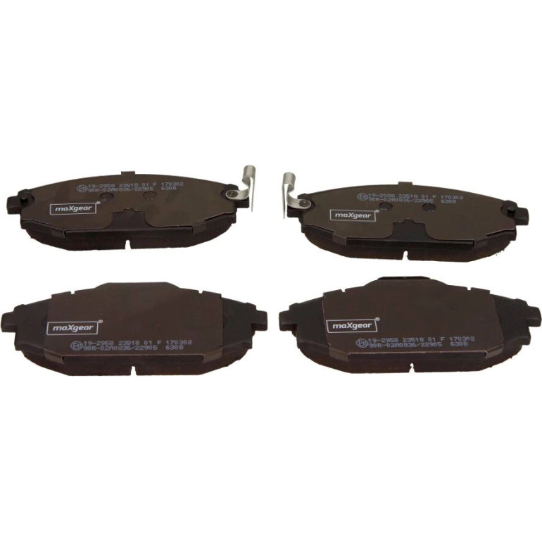 Bremsbelagsatz Hyundai P. Galloper 91-03 19-2958 Bremsbelagsatz Hyundai P. Galloper 91-03 19-2958