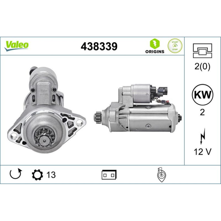 VALEO Anlasser 438339 VALEO Anlasser 438339