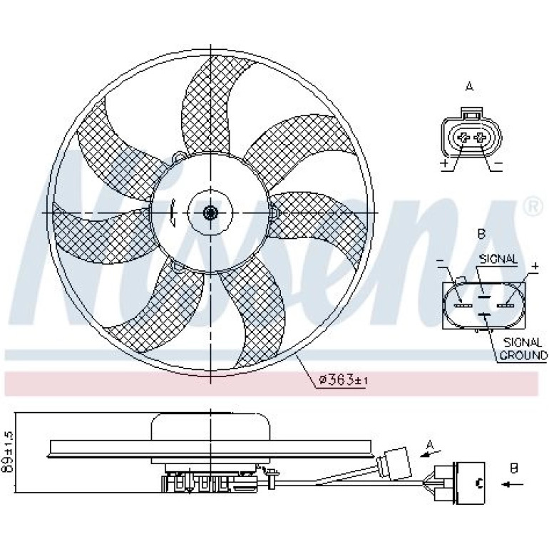 Kühlerlüfter PKW 850021