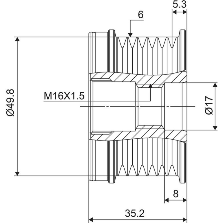 Generatorfreilauf 588078