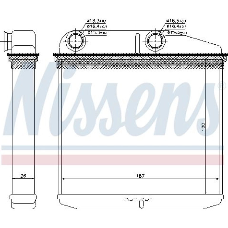 Heizkühler PKW 71456 Heizkühler PKW 71456