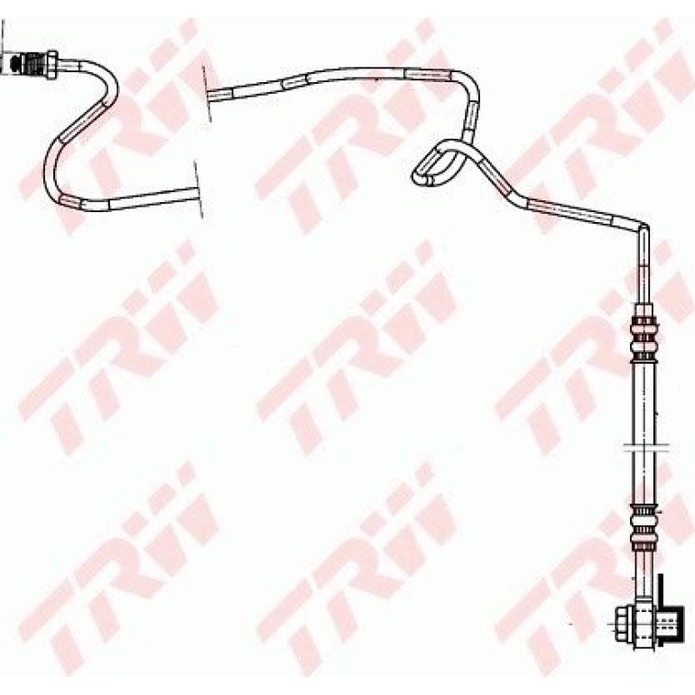 PHD942 Bremsschl HA re inkl.Rohrl PHD942 Bremsschl HA re inkl.Rohrl