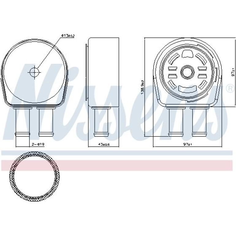 Ölkühler PKW 90946 Ölkühler PKW 90946