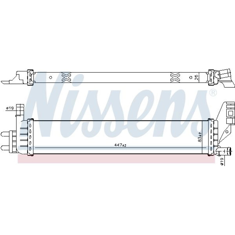 Wasserkühler PKW 606793 Wasserkühler PKW 606793