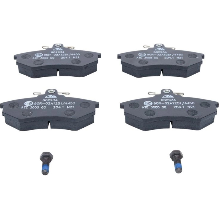 ATE Bremsbelagsatz Audi S. 80/100/A4 82-01 13.0460-2934.2 ATE Bremsbelagsatz Audi S. 80/100/A4 82-01 13.0460-2934.2