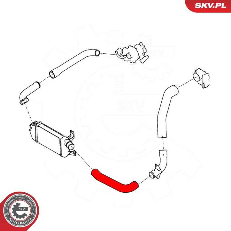 ESEN SKV Ladeluftschlauch 43SKV252 ESEN SKV Ladeluftschlauch 43SKV252