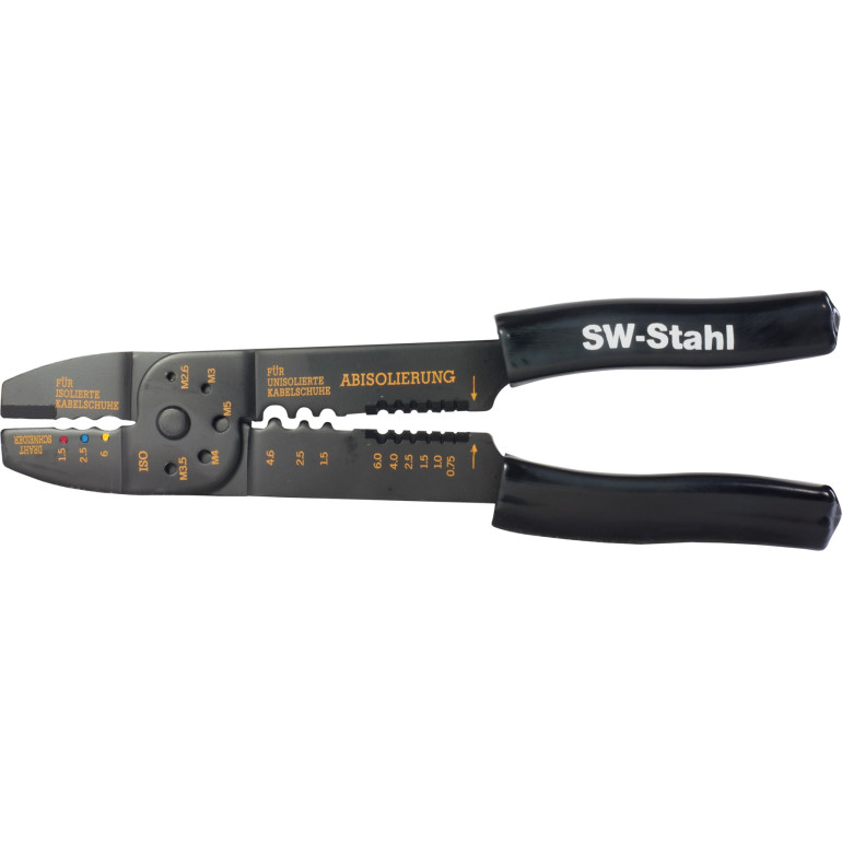 SW-Stahl Kabelschuhklemmzange 42504SB SW-Stahl Kabelschuhklemmzange 42504SB