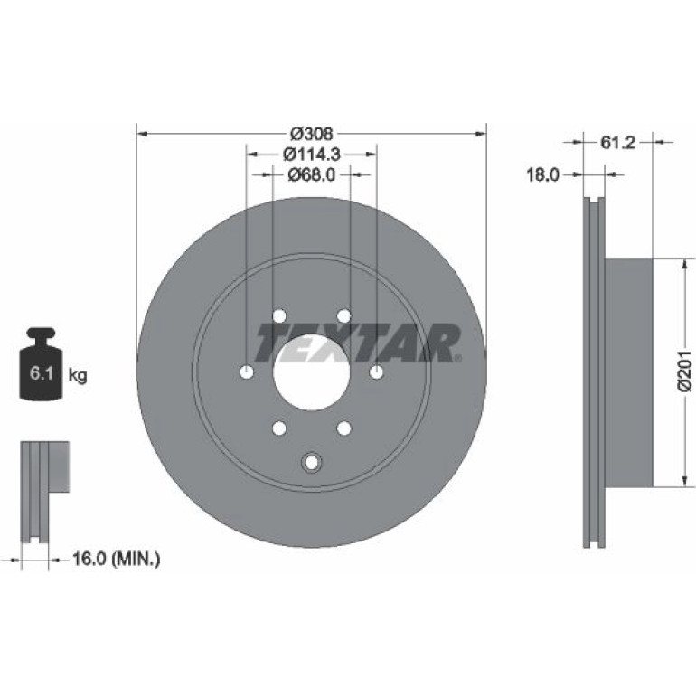 Bremsscheibe 92296403 Bremsscheibe 92296403