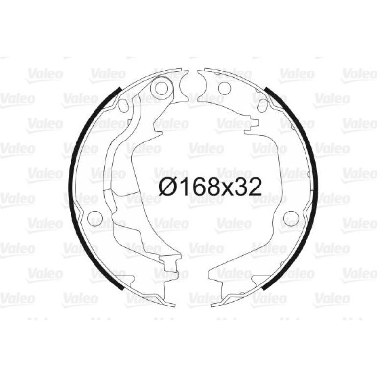 VALEO Bremsbacken 564138 VALEO Bremsbacken 564138
