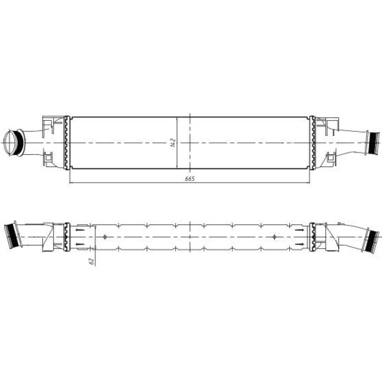 Ladeluftkühler 309046