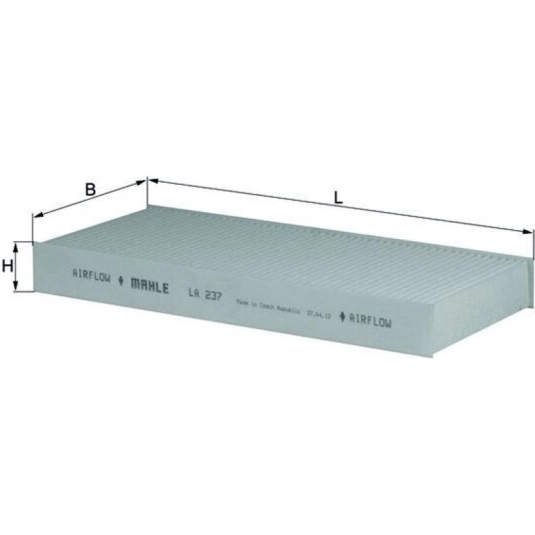 MAHLE Filter, Innenraumluft LA 237 MAHLE Filter, Innenraumluft LA 237