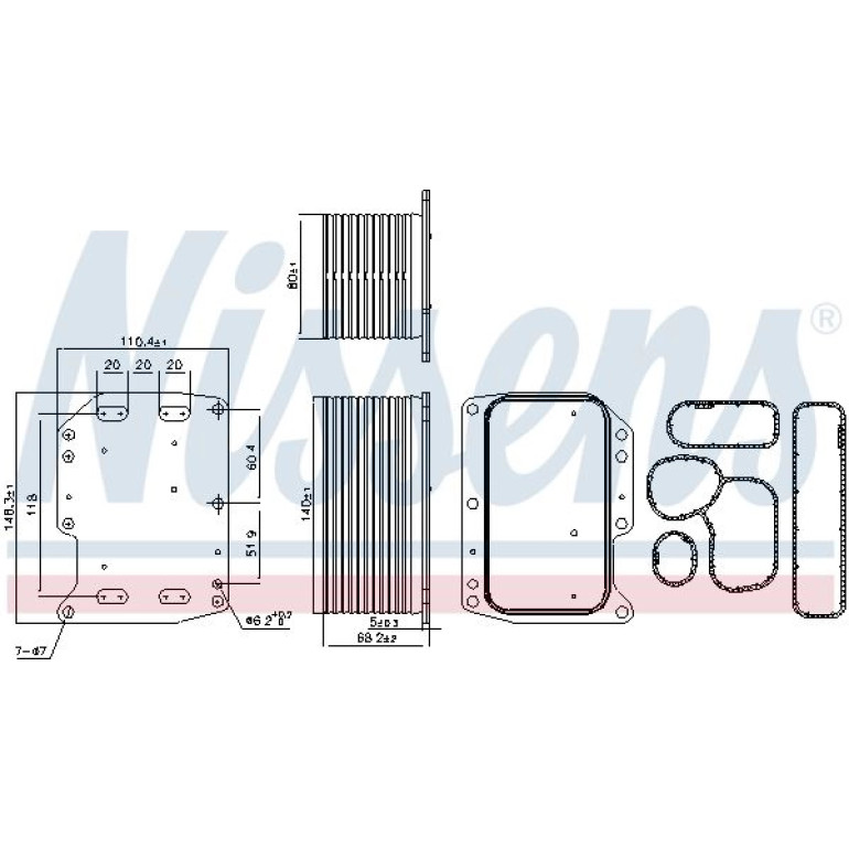 Ölkühler PKW 90922 Ölkühler PKW 90922