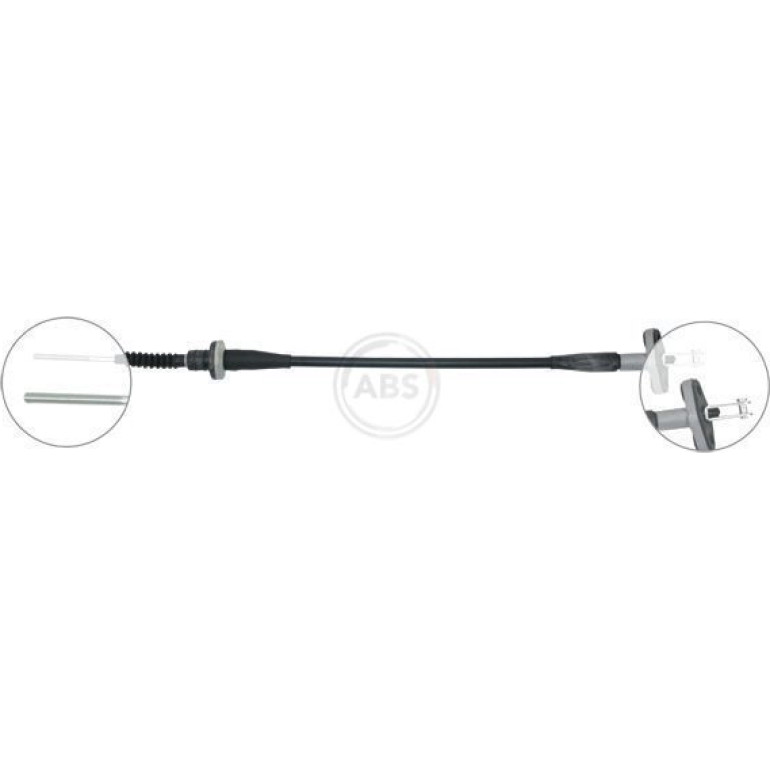 A.B.S. Kupplungsseil K24350 A.B.S. Kupplungsseil K24350