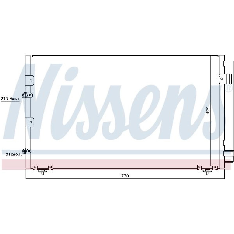 Kondensator PKW 94608 Kondensator PKW 94608