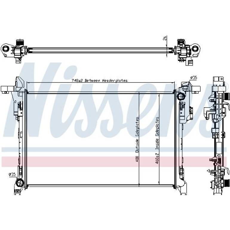 Wasserkühler PKW 630792