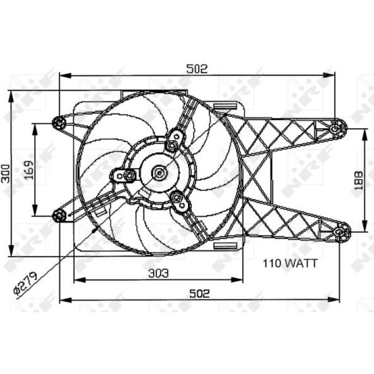 Lüfter Motorkühlung 47039 Lüfter Motorkühlung 47039