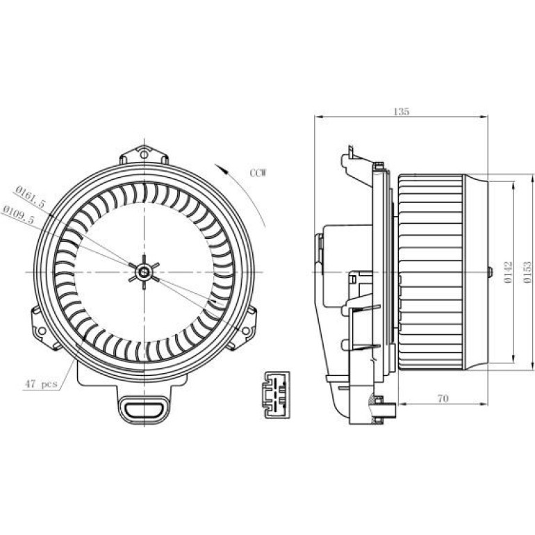 INNENRAUMGEBLÄSE NRF34296 INNENRAUMGEBLÄSE NRF34296