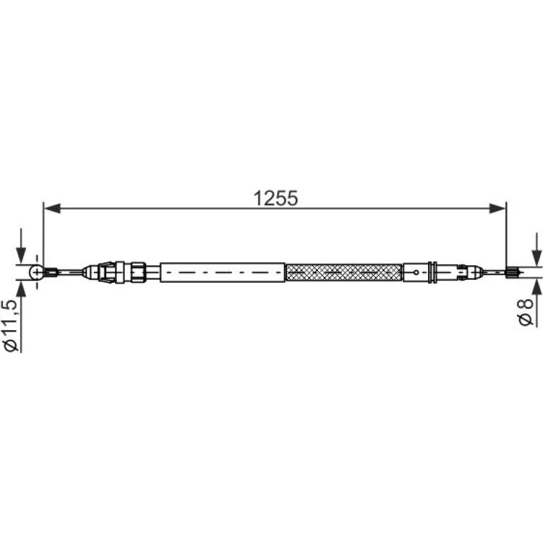 Handbremsseil 1987482235 Handbremsseil 1987482235