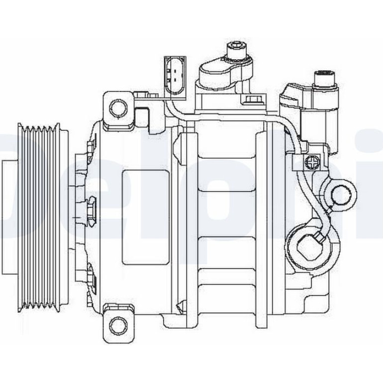 DELPHI Kompressor CS20475 DELPHI Kompressor CS20475