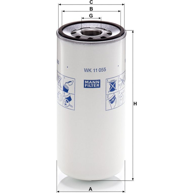 Mann & Hummel Industriefilter WK 11 055 Mann & Hummel Industriefilter WK 11 055