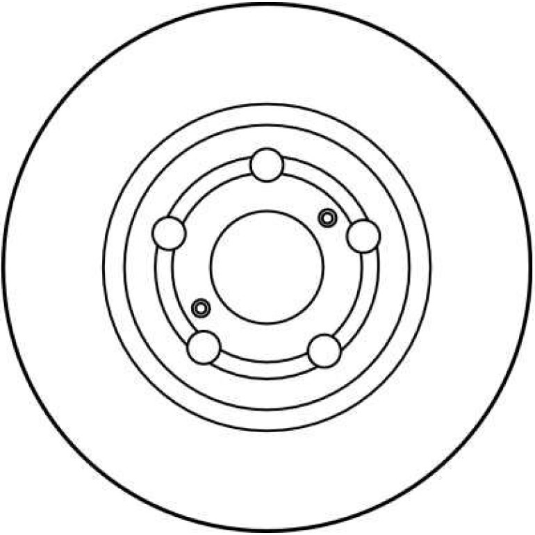 TRW Bremsscheibe DF2742 TRW Bremsscheibe DF2742
