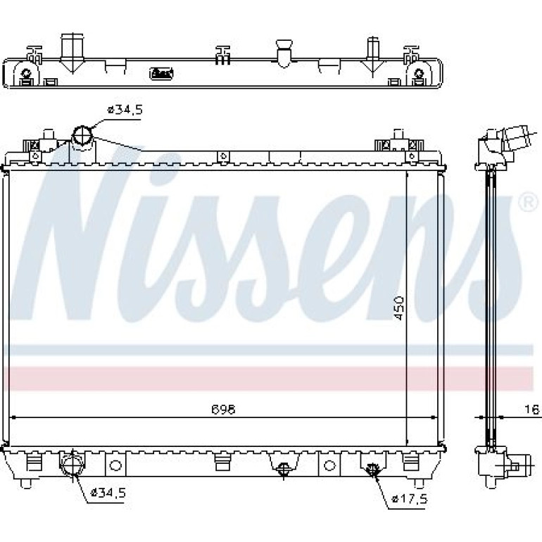 Wasserkühler PKW 64201 Wasserkühler PKW 64201