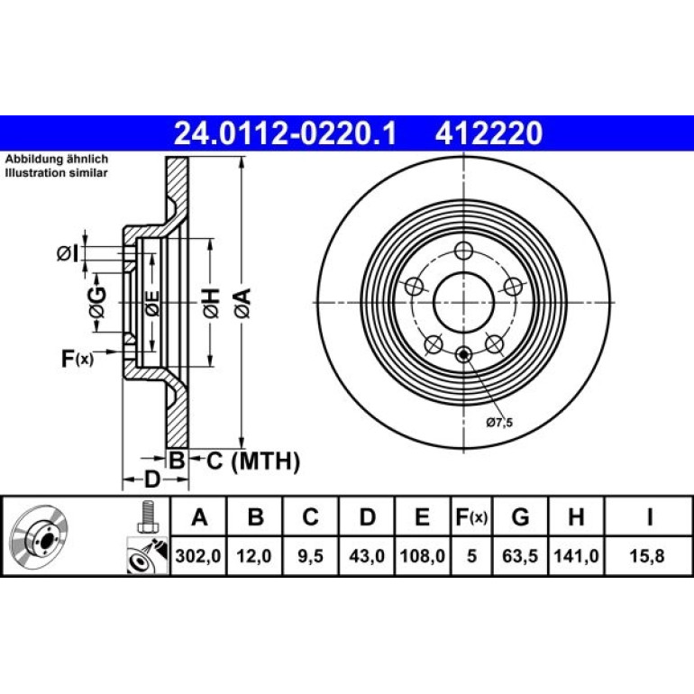 Bremsscheibe 24.0112-0220.1