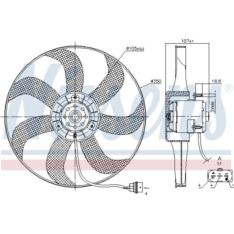 Kühlerlüfter PKW 85725 Kühlerlüfter PKW 85725