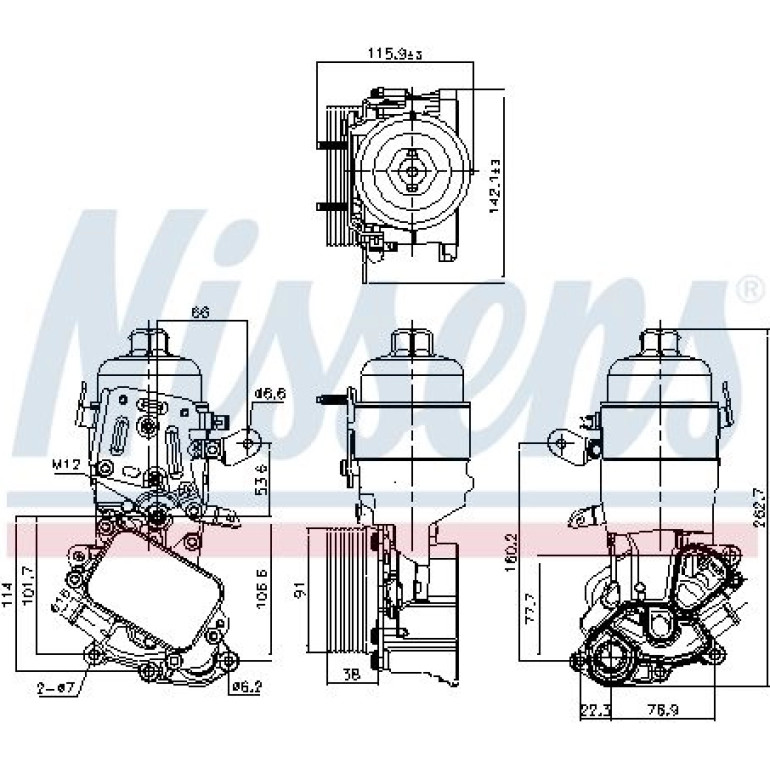 Ölkühler PKW 91326 Ölkühler PKW 91326