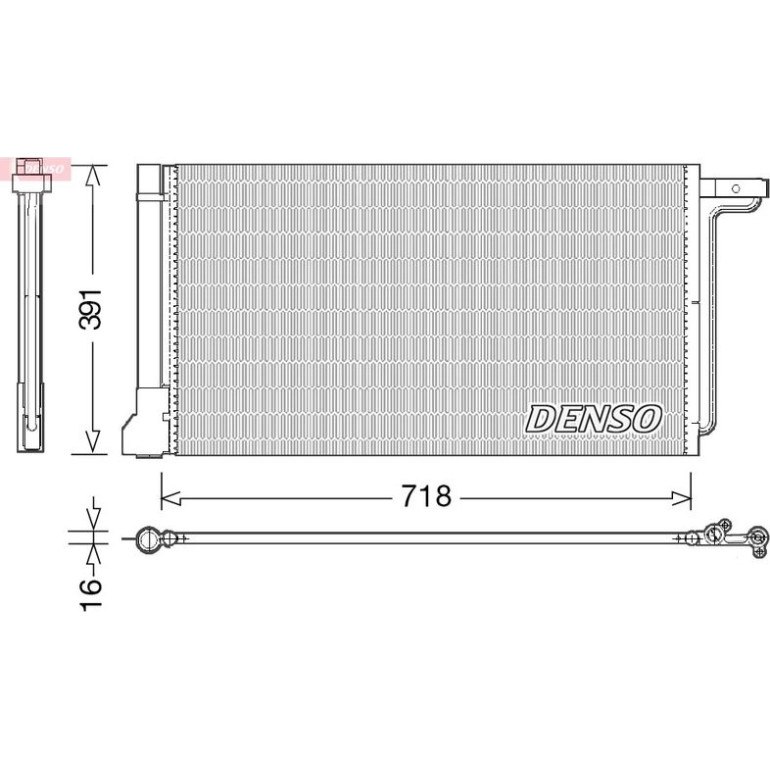 DENSO Klimaanlagenkühler DCN10028