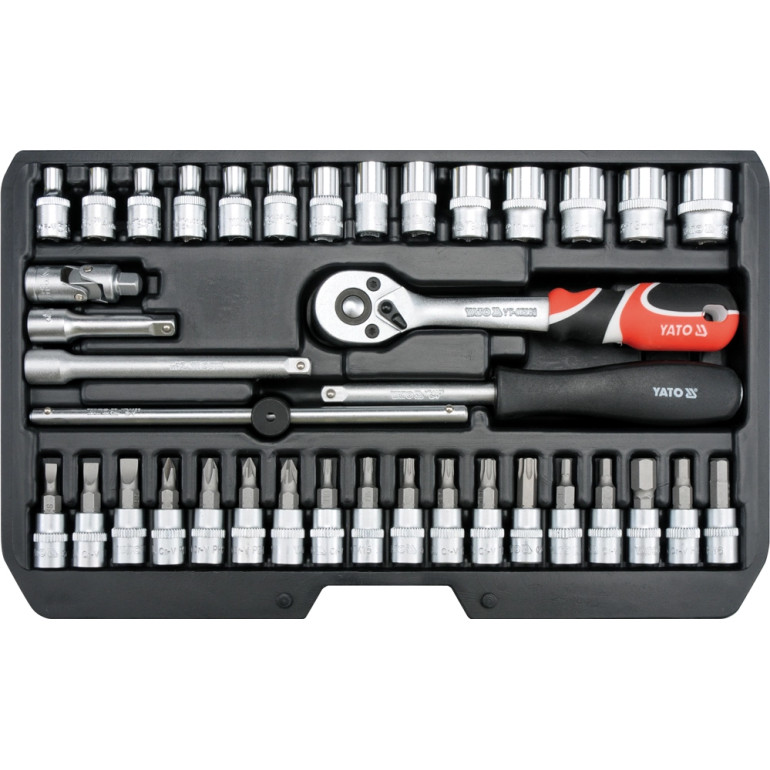 Steckschlüsselsatz Xs 1/4 Typ2 38-Tlg YT-14471 Steckschlüsselsatz Xs 1/4 Typ2 38-Tlg YT-14471