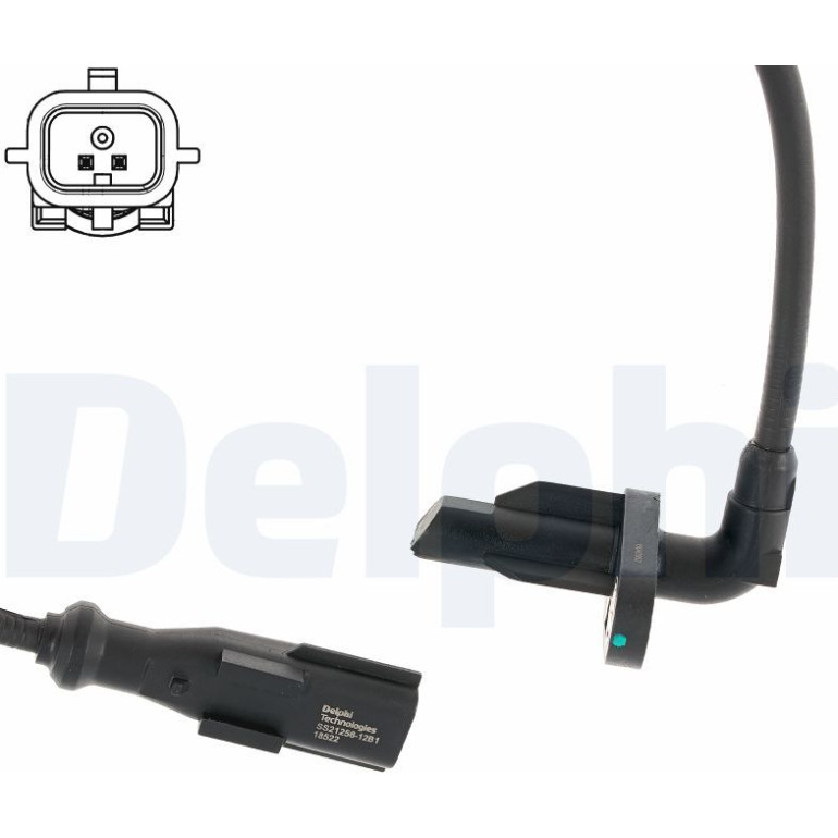 DELPHI Sensor, Raddrehzahl SS21258-12B1 DELPHI Sensor, Raddrehzahl SS21258-12B1