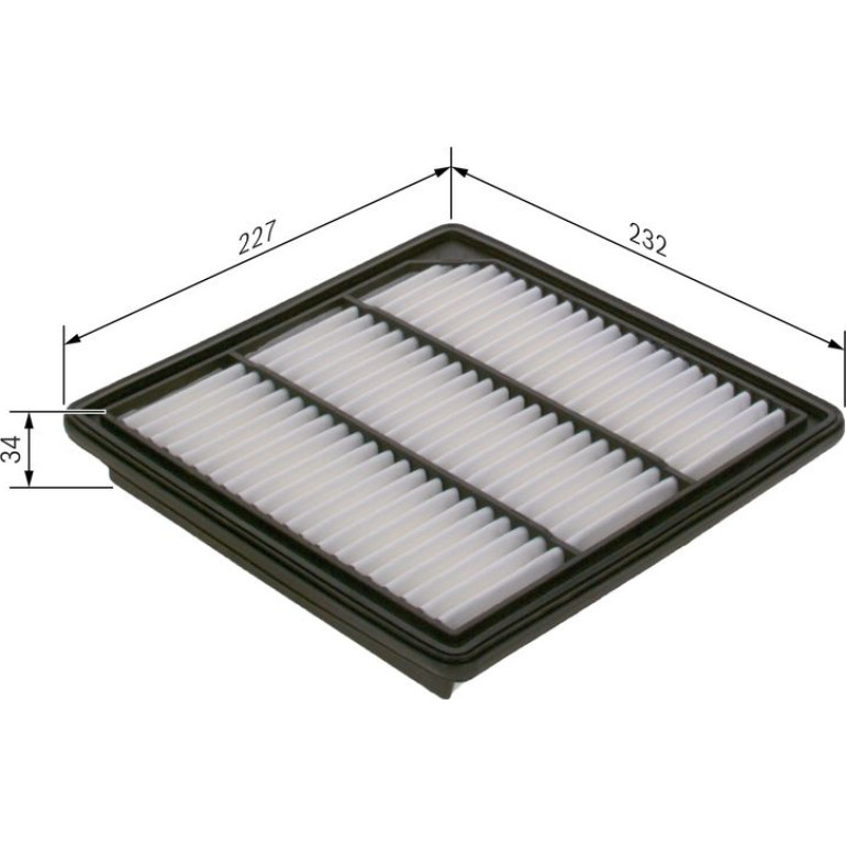 Luftfilter F 026 400 407 Luftfilter F 026 400 407