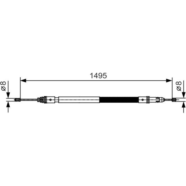 Handbremsseil 1987482118 Handbremsseil 1987482118