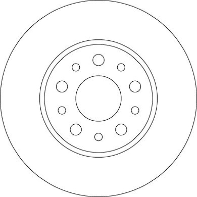 Bremsscheibe Fiat T. 500L 0,9-1,4/1,3-1,6 D 12 DF6228