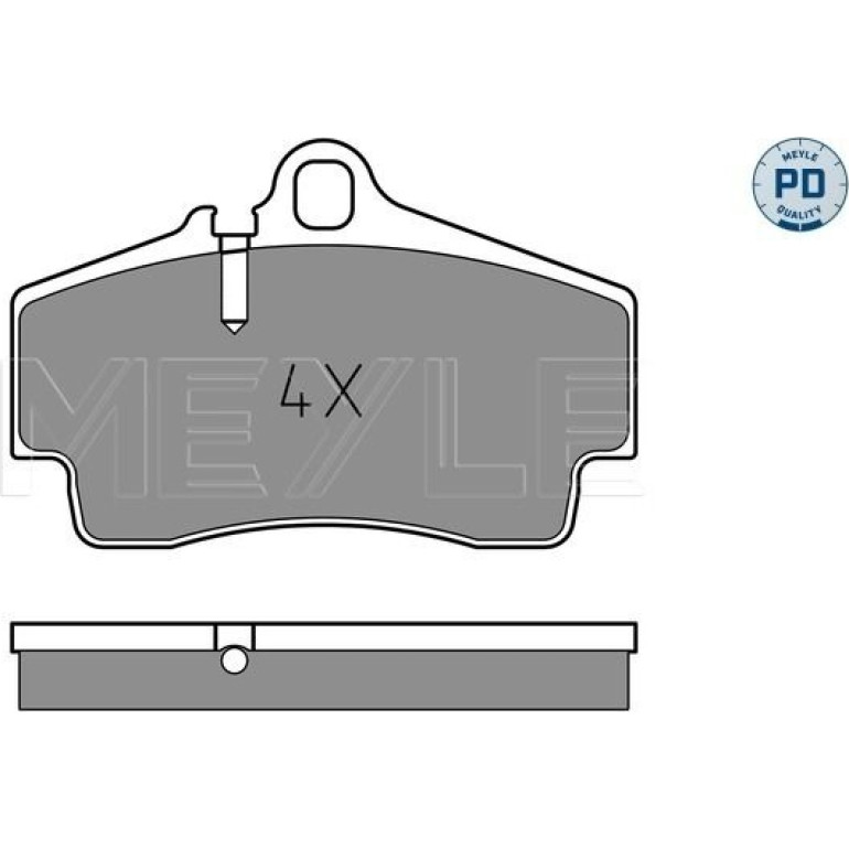Bremsbelagsatz Porsche T. 911 (996) Carrera 97-/Cayman 04 025 217 9216/PD