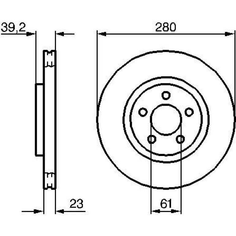Bremsscheibe VA 0 986 479 029 Bremsscheibe VA 0 986 479 029